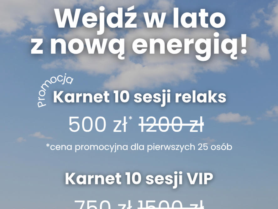 Karnet 10 sesji relaks